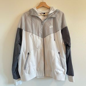Nike Full Zip Windbreaker Jacket (Mens L)